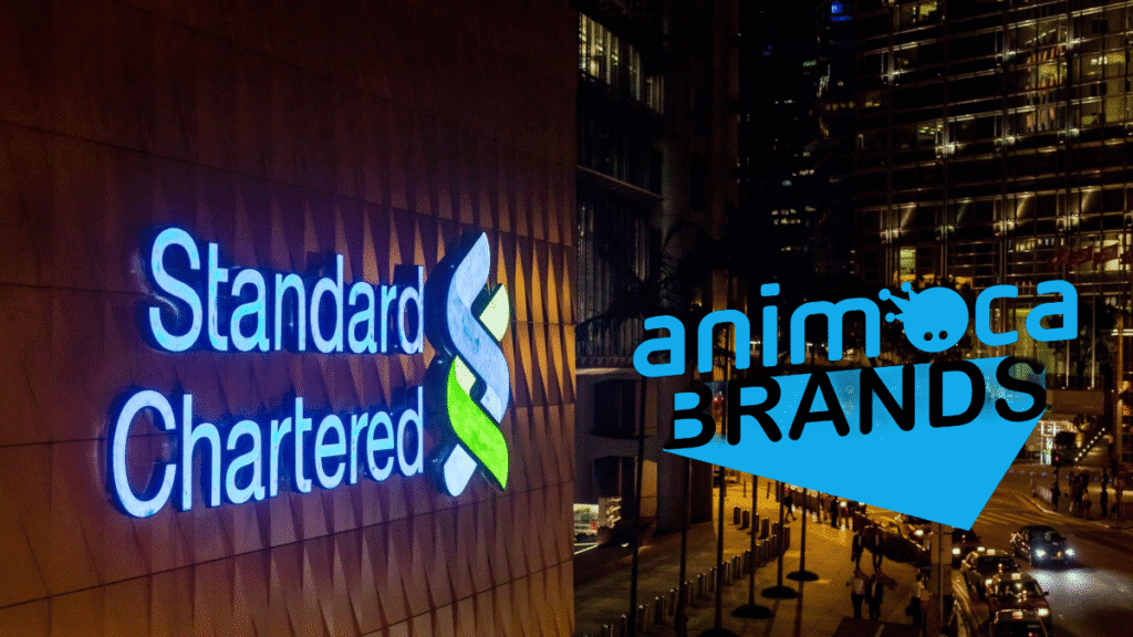Standard Chartered e Animoca Brands