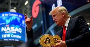 Bitcoin da família Trump: estreia triunfante na Nasdaq com alta de 6,19%