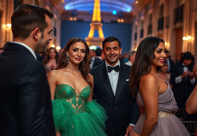 Representação visual de Brasileiros Brilham e Encantam no Gala da BoF em Paris