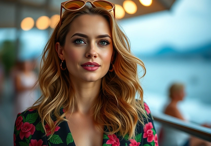 Representação visual de Carolina Dieckmann chama atenção com look vibrante em evento no Rio de Janeiro